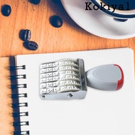 [Kokiya1] Rubber 6 digits Roller Stamp Number Seal Digit Stamp Digital Rolling Stamp 5mm