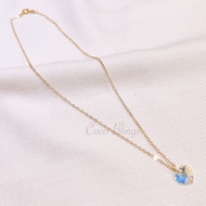 Swarovski Heart Necklace (10k Gold)
