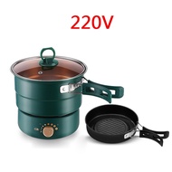 2024 DMWD Electric Split Cooking Pot Foldable Induction Cooker Portable Fry Pan 1.6L Hot Pot Food St