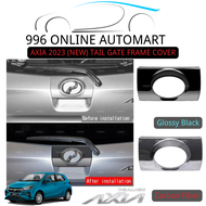 AXIA 2023 (NEW) TAIL GATE FRAME COVER / TAIL GATE CARBON FIBER/ GLOSSY BLACK