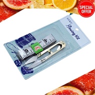 Set Tali Ukur Menjahit, Gunting Benang, Gunting Menjahit, Tali Inci, Tali Pengukur, Sewing Kit Tape 