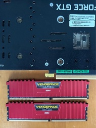 "清屋快走" 一套  GLAXA GTX1060 6GB 顯示卡   gtx 1060 6GB + CORSAIR VENGEANCE LPX DDR4 RAM 2400 16GB (8GBx2)