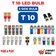 T10 LED LIGHT BULB Car Motor Small Head Lamp Number Plate Interior SMD CANBUS Lampu Mentol Kereta