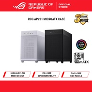 ASUS PRIME AP201 Tempered Glass MicroATX Case (Support Radiator Up to 360 mm)