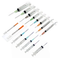 Ready Stock 1cc 2cc 3cc 5cc 10cc Medical Syringe with or Without Needle Disposable Syringe Manufactu
