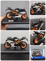 MAISTO  โมเดลรถมอเตอร์ไซค์ KTM RC 390 ทำจากเหล็ก สัดส่วน 1:18