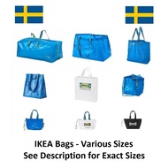 IKEA FRAKTA Carrier Bag Trunk for Trolley Laundry Blue Bag Recycle Beg Biru BRATTBY KNOLIG Coin Wate