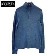 Polo Ralph Lauren 藍色半拉鍊針織衫 [二手]
