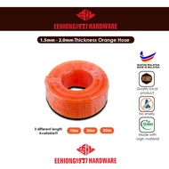ORANGE HOSE 16mmx10mm 20mm 30mm Orange PVC Hose GETAH HOSE GARDEN HOSE ORANGE HOSE PIPE GETAH HOSE A