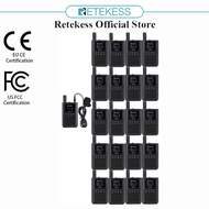 Retekess TT125 Wireless Lavalier Microphone System Translation Simultaneous System for Meeting Pilgr