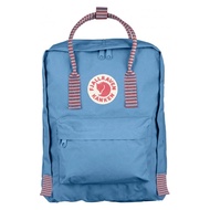 Backpack Fjallraven Kanken Classic Fjallraven Kanken Striped Blue Original Office Bag Laptop Daily B