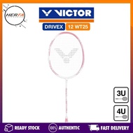 VICTOR Drivex 12 WT25 Limited Edition Professional Player Badminton Racket FREECORD DX-12-WT25-IA