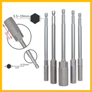 Adapter Kunci soket Pas Extension Adaptor Socket Mata Kunci Shock Format Hexagona 150mm Extended
