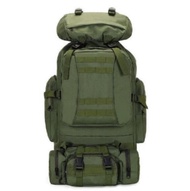 FD กระเป๋าเป้เดินป่า ใบใหญ่+ใบเล็ก ขนาด 100 ลิตร เป้สะพายหลัง ใบใหญ่ รุ่น JK-007 (J2-002) OUD จากร้า