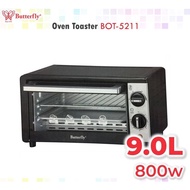BUTTERFLY Oven Toaster BOT-5211 (9.0L) Mini Ketuhar Bread Bake Toast Electric Ovens Grill Easy Cleaning Temperature Time