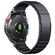 22mm 26mm Titanium Band QuickFit Strap For Garmin Quatix 8 7 Pro 7X Descent Mk3i 51mm Mk2i Mk2 G2 G1