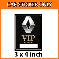 Renault VIP - Car Sticker