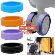 [ Wholesale ] Multi-color Luggage Wheels Protector / Travel Luggage Suitcase Accessories / Luggage Wheels Cover To Reduce Noise / Silicone Wheels Protector for Luggage