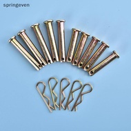 [springeven] 10pcs/Set 186F Diesel Farming Rotary Tiller Pin 8×40 8×50 Lock Pin Shaft R Card New Sto