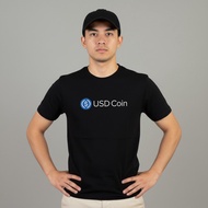 USDC Coinbase Crypto Stable Coin Cotton t-shirt Premium Clothing
