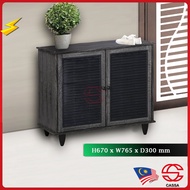 Cassa Amour Simple 2 DOOR / 3 DOOR Shoes Cabinet / Shoes Rack 3 TIERS Multipurpose Cabinet