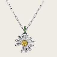G-Dragon Daisy Necklace, High-end Collarbone Chain, Full-Diamond Daisy Necklace, GD's Same Style G-D