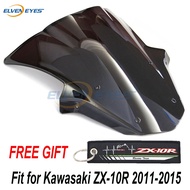 ElvenตาสำหรับคาวาซากิZX10R 2011 2012 2013 2014 2015 อุปกรณ์มอเตอร์ไซค์ฟองคู่กระจกกระจกF Airing ZX 10