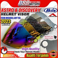 ASTRO & DISCOVERY Helmet Visor 2Tone Smoke Rainbow Gold Akila AXZ Visor Motor For ARC Astro ARC Disc