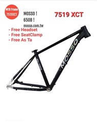 FRAME MTB MOSSO 7519XCT RANGKA SEPEDA MOSO 7519 XCT ALLOY RINGAN UKURAN DIAMETER RODA 27.5 INCH MOSS