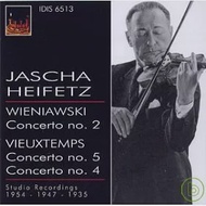 Jascha Heifetz plays Wieniawski &amp; Vieuxtemps / Malcom Sargent, Johon Barbirolli / London Philharmonic Orchestra