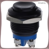 Momentary Switch 16mm Momentary Push Button Press Self-Reset Momentary Button Switch for Automotive 