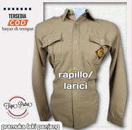 Baju Pramuka Rapilo/Larici Pria Lengan Panjang Seragam Sekolah SD / SMP / SMA / GURU / PEMBINA
