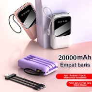 YICpower bank robot asli 20000 mah Super Lightweight Palm Size Powerbank Universal Fast Charging wit