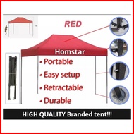 ∇ ☢ ☬ 3m x 4.5m HOMSTAR Retractable Tent "COMPLETE SET" Gazebo/ Memorial/Garage/ Party/ ALL PURPOSE