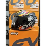 EVO RX5 MONO/NEXUS HALF FACE DUAL VISOR HELMET