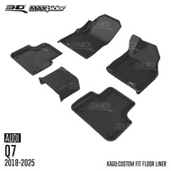 3D Mats พรมปูพื้นรถยนต์ AUDI Q7 (4M) (5ที่นั่ง) 2016 - 2025 พรมกันลื่น พรมกันนํ้า พรมรถยนต์