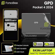 FORSABEE - Skin Protector for Mini GPD Pocket 4 Laptop Ryzen AI 9 HX 370 2024 8.8 Inch Anti-Scratch 