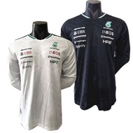 Hot-selling 1:1 Original Version 2026 2027 Long sleeve Mercedes AMG Petronas F1 Team Driver T-Shirt