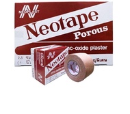 Neotape Porous Zinc-Oxide Plaster นีโอเทป  ผ้ายางปิดแผลแบบมีรูพรุน (1 นิ้ว x 5 หลา)
