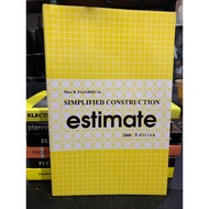 Simplified construction Estimate Book by Fajardo