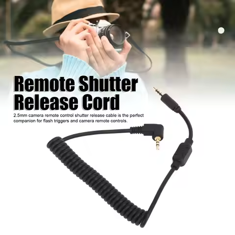 2.5mm Camera Remote Shutter Release Cable Camera Remote Control Shutter Release Cable Cord 1m Length