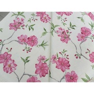 43196 Beige Background Large Flower/Pure Cotton Canvas Printing/Delicate Tight/Bedding Home Furnishi