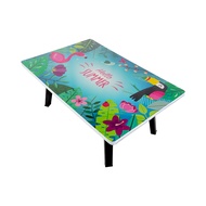 โต๊ะญี่ปุ่นพับได้ โต๊ะญี่ปุ่น โต๊ะทำการบ้าน โต๊ะเด็ก ลายการ์ตูน 40x60 ซม. ลาย Flamingo ราคาถูก โต๊บพับ โต๊ะญี่ปุ่น
