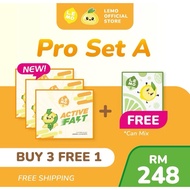 Lemo Active Fast 🍋4 Box Bundle Set