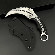 มีดคารัมบิต มีดใบโค้ง TODD BEGG เหล็ก 9Cr18Mov