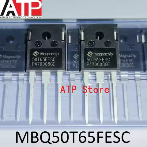 10pcs/lot 100% New Imported Original 50T65FESC MBQ50T65 MBQ50T65FESC TO-247 50T65 50N65 IGBT Transis