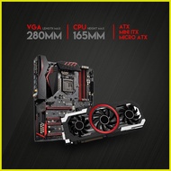 ✆ ▧ ✑ Fantech Pulse CG71 RGB Mid Tower Case Black, Best Seller, Brand New, Original, Cheapest, Plug