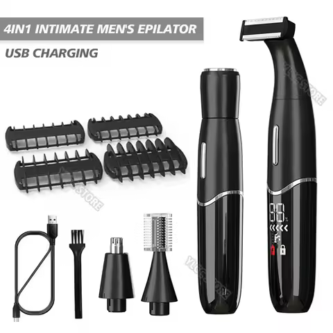 Intimate Areas Haircut Precision Shaver Men Bikini Line Sensitive Razor Balls Eggs Pubic Hair Shavin