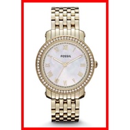 Fossil Emma Midsize MOP Gold Stainless Steel Watch Original and Brand New