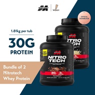 (Bundle of 2) MuscleTech NitroTech (3.97lbs)